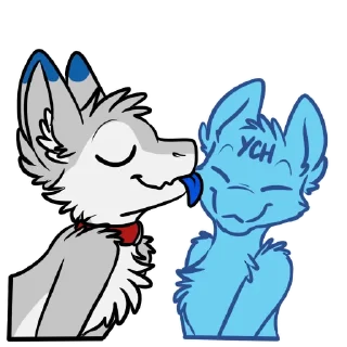 Telegram sticker 😛 @SenkyDragon - YCH