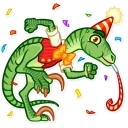 Telegram sticker 🕺 Velociraptor