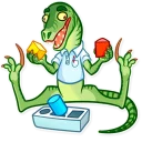 Telegram sticker 🤪 Velociraptor