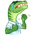 Telegram sticker 😩 Velociraptor