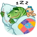 Telegram sticker 😴 Velociraptor