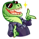 Telegram sticker 😎 Velociraptor