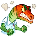 Telegram sticker 😡 Velociraptor