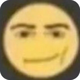 Telegram sticker 🙂 roblox face core :: @fStikBot