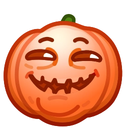 Sticker 😏 Mad Pumpkin by @GiftChanges
