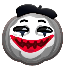 Sticker 😏 Mad Pumpkin by @GiftChanges