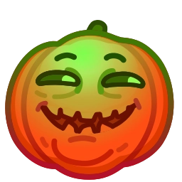 Sticker 😏 Mad Pumpkin by @GiftChanges