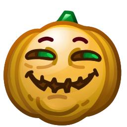 Sticker 😏 Mad Pumpkin by @GiftChanges