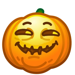 Sticker 😏 Mad Pumpkin by @GiftChanges