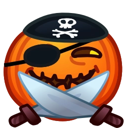 Sticker 😏 Mad Pumpkin by @GiftChanges