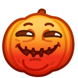 Sticker 😏 Mad Pumpkin by @GiftChanges