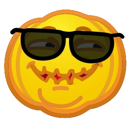 Sticker 😏 Mad Pumpkin by @GiftChanges