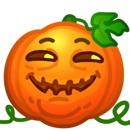 Sticker 😏 Mad Pumpkin by @GiftChanges