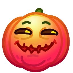 Sticker 😏 Mad Pumpkin by @GiftChanges