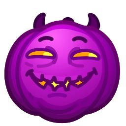 Sticker 😏 Mad Pumpkin by @GiftChanges