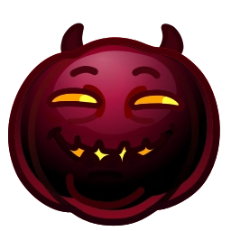 Sticker 😏 Mad Pumpkin by @GiftChanges