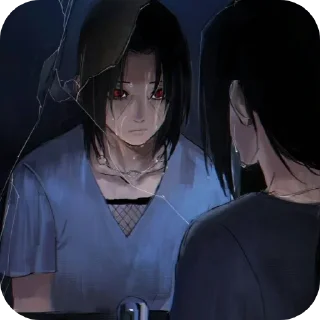 Video sticker 👍 🫀Itachi Uchiha  [ By Whisper ]