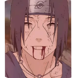 Телеграм стикер 👍 🫀Itachi Uchiha  [ By Whisper ]