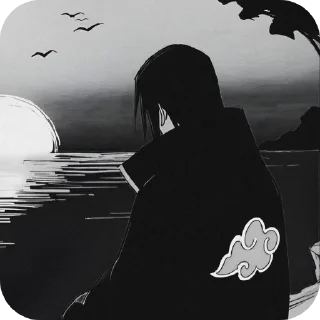 Sticker 👍 🫀Itachi Uchiha  [ By Whisper ]