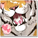 Sticker 👅 P0rny Tigers