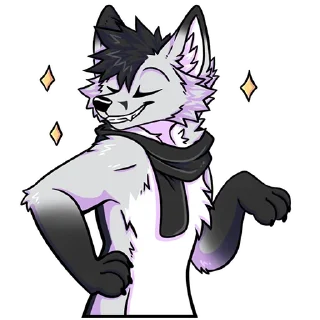Telegram sticker ✨ KuroScav by @erixalu