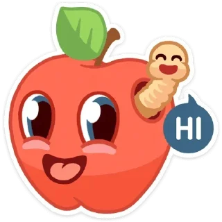 Sticker 👋 Фруктовощи @stickersvvk