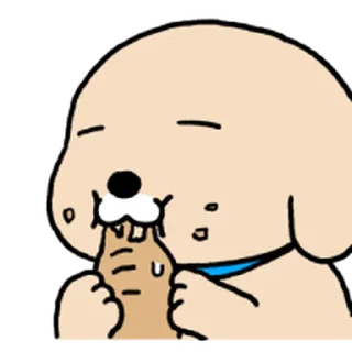 Телеграм стикер ⭐ 누렁이 또또또또또또또또또 왔어요! @moe_sticker_bot