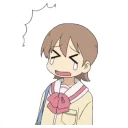 Telegram sticker 😢 Nichijou