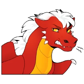 Telegram sticker 👺 🔥🐉 Terrynyth