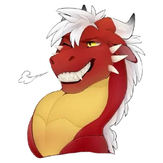 Sticker 😉 🔥🐉 Terrynyth