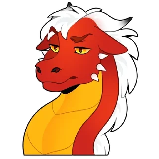 Telegram sticker 🤨 🔥🐉 Terrynyth