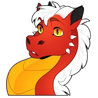 Telegram sticker 😳 🔥🐉 Terrynyth