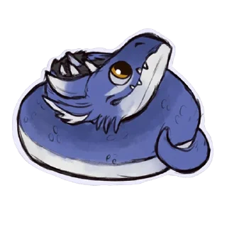 Telegram sticker 🐍 Rykin 2: Electric Kaiju