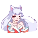 Telegram stiker 😂 Kitsune