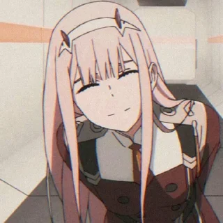 Telegram sticker ☺️ Zero two @pangae