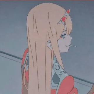 Video sticker 😏 Zero two @pangae