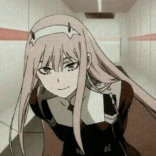 Sticker 🙂 Zero two @pangae