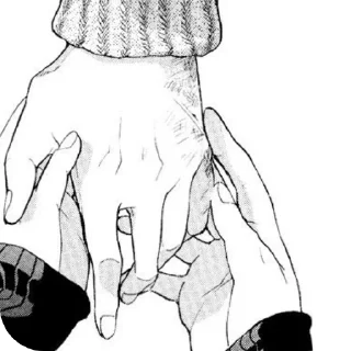 Telegram sticker ✋ You & I