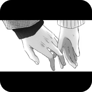 Telegram sticker ✋ You & I