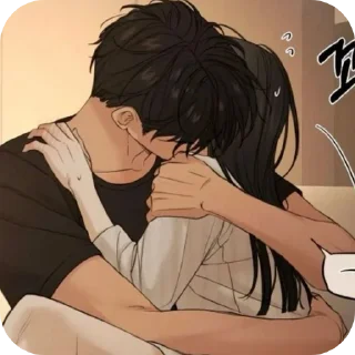 Telegram sticker 👄 You & I