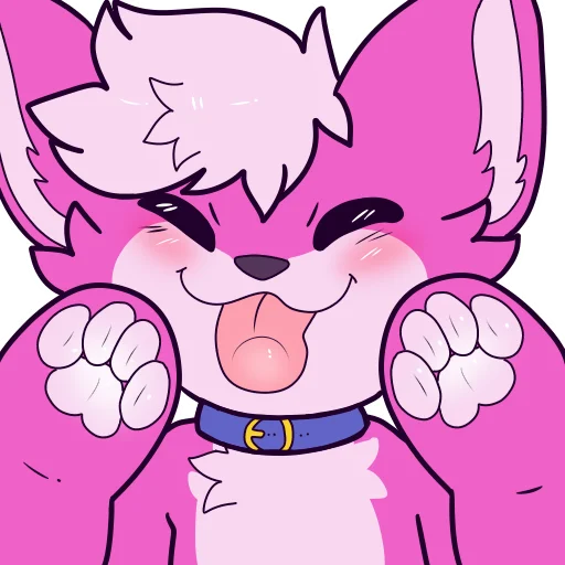 Telegram sticker 👅 @Avoonix the Fox