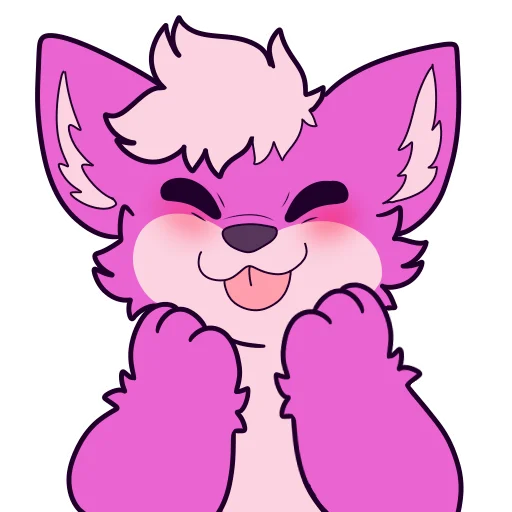 Telegram sticker 😝 @Avoonix the Fox
