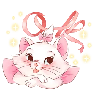 Video sticker ☺️ Disney's Marie Girly @HanaParadise