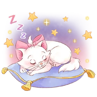 Telegram sticker 😪 Disney's Marie Girly @HanaParadise