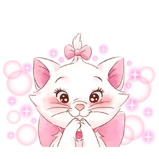 Telegram sticker 🥰 Disney's Marie Girly @HanaParadise