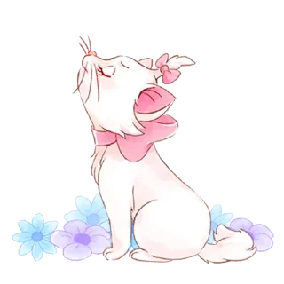 Telegram sticker 😒 Disney's Marie Girly @HanaParadise