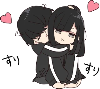 Телеграм стикер ❤️ Yurudara-chan. :: @line_stickers