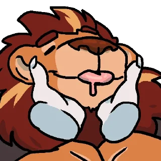 Telegram sticker 🦁 perro and friens
