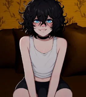 Telegram sticker 🤌 My Femboy Roommate