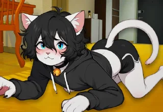 Sticker 🔠 My Femboy Roommate